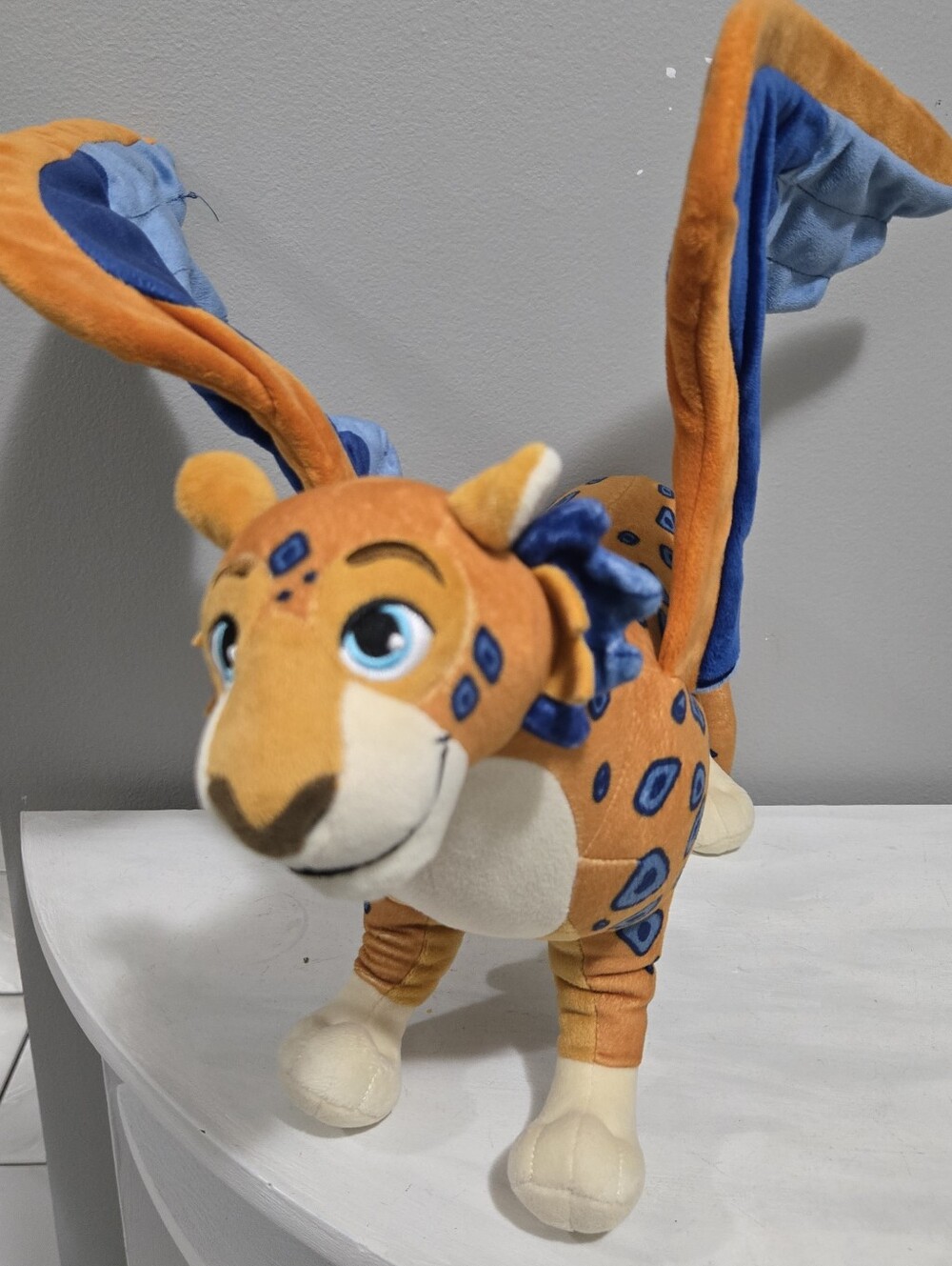 Disney Elena of Avalor Skylar Plush Flying Jaguar Orange Blue Winged Toy New